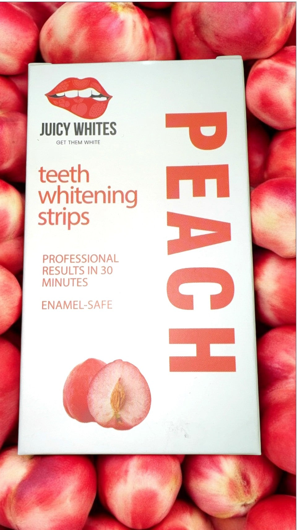Juicy Whites Peach Teeth Whitening Strips